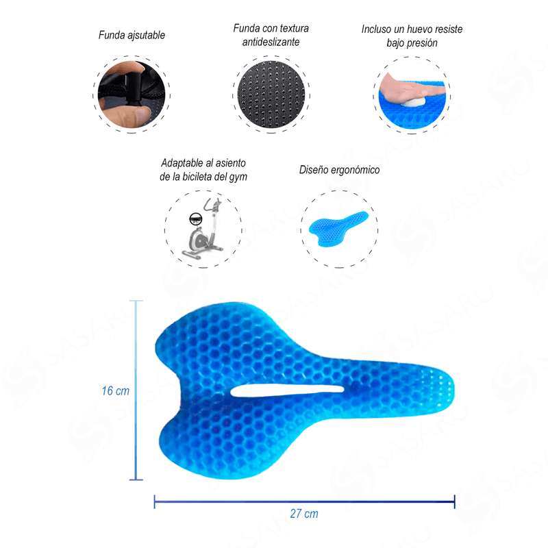 Orthopedic Gel Cushion for Bicycle Seat + Free Shipping 