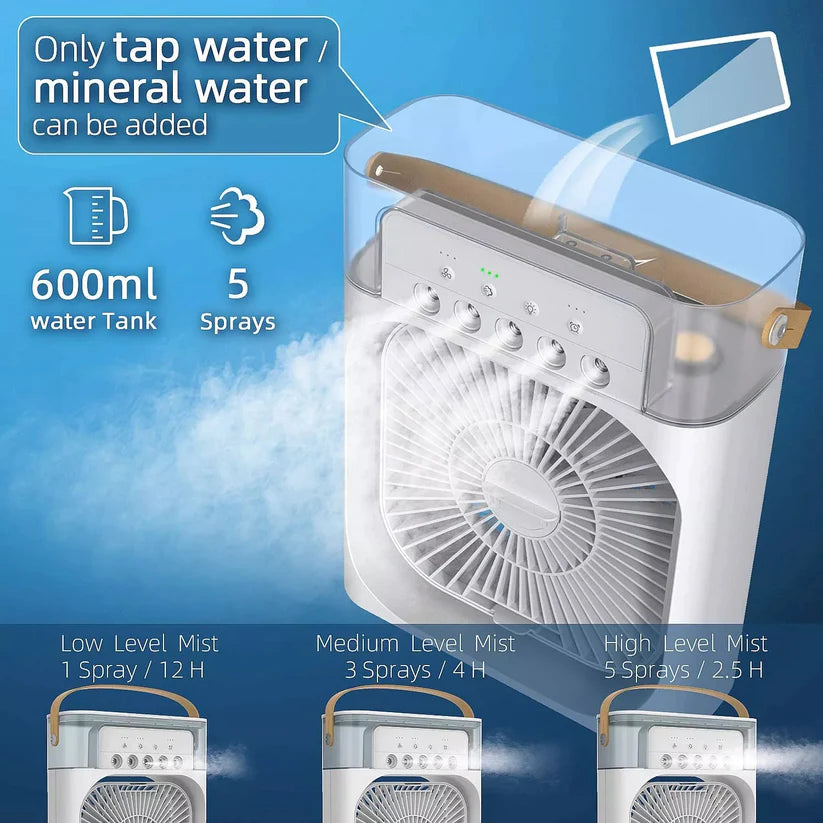 600ML Mini Portable Air Conditioner 7 Colors + Free Shipping 