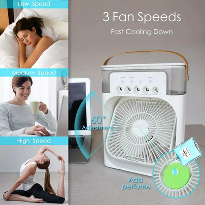 600ML Mini Portable Air Conditioner 7 Colors + Free Shipping 