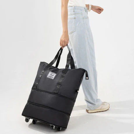 Expandable Travel Bag With Wheels + Free Shipping 