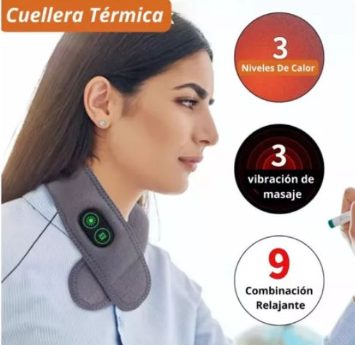 Masajeador De Cuello Vibración Calefacción