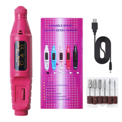 Kit Pulidor De Uñas Electrico + Envio Gratis