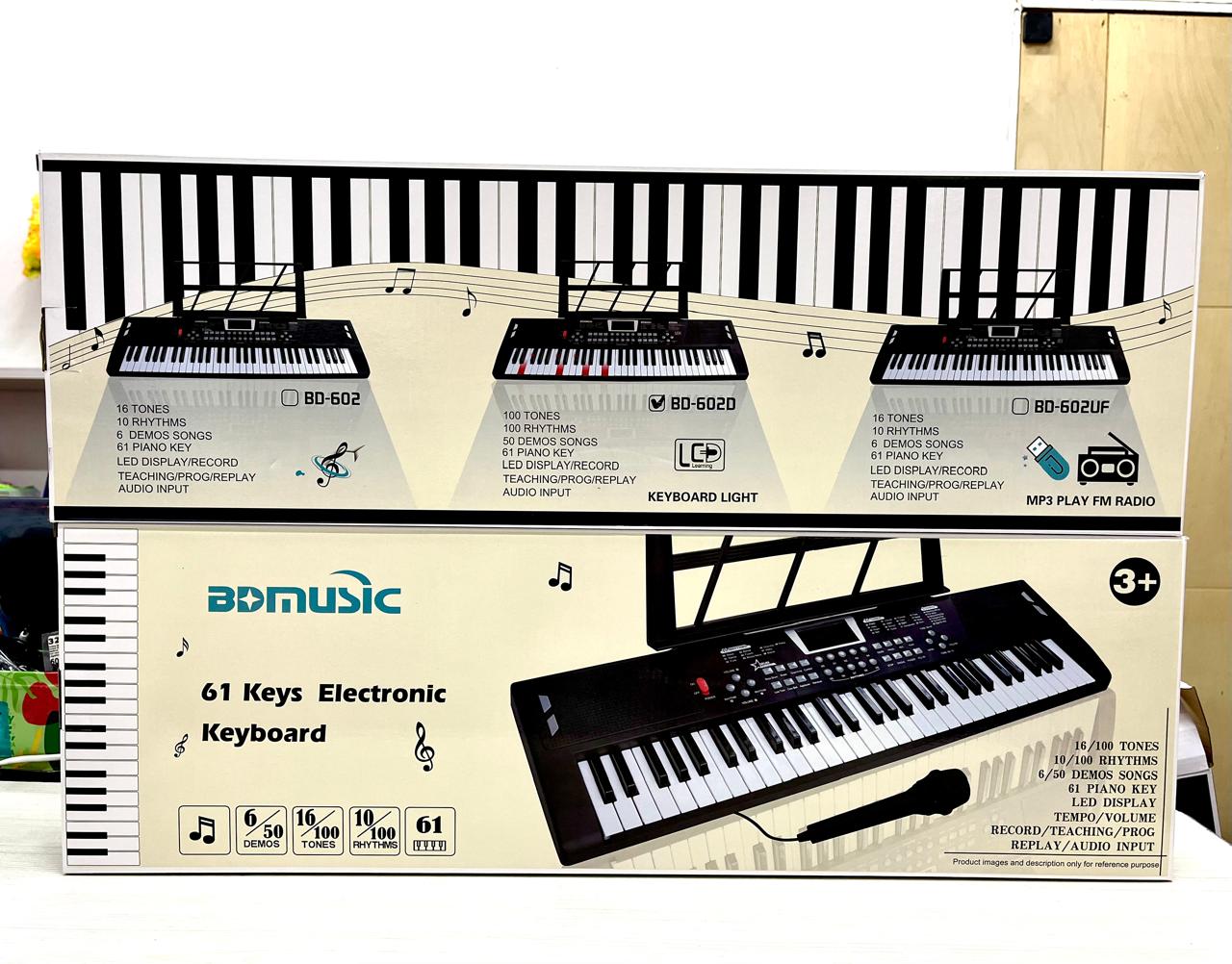 Piano Con Atril 61 Teclas BOMUSIC + Envio Gratis