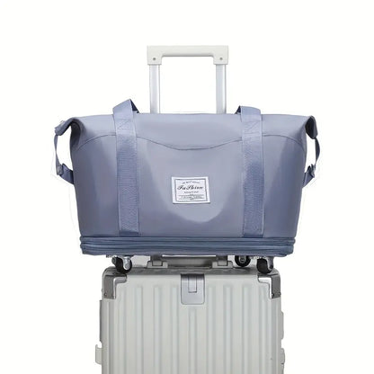 Expandable Travel Bag With Wheels + Free Shipping 