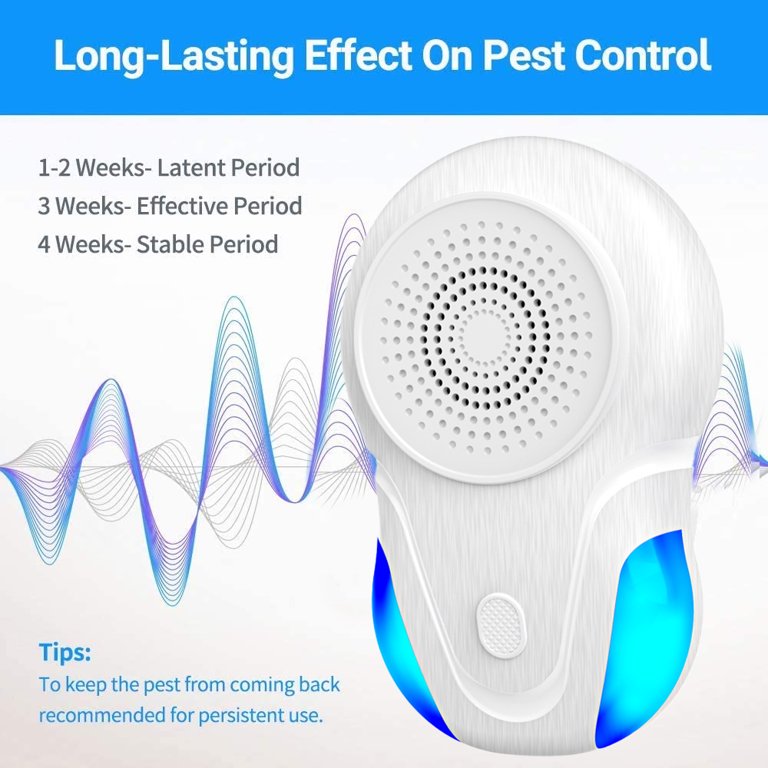 Ultrasonic Insect Repeller with LED Light + Free Shipping 