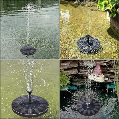 Solar Panel Water Fountain For Garden + Free Shipping