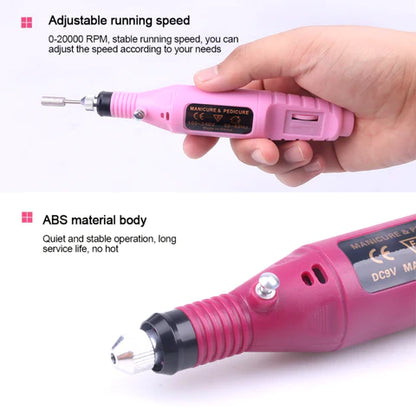 Electric Nail Polisher Kit + Free Shipping 