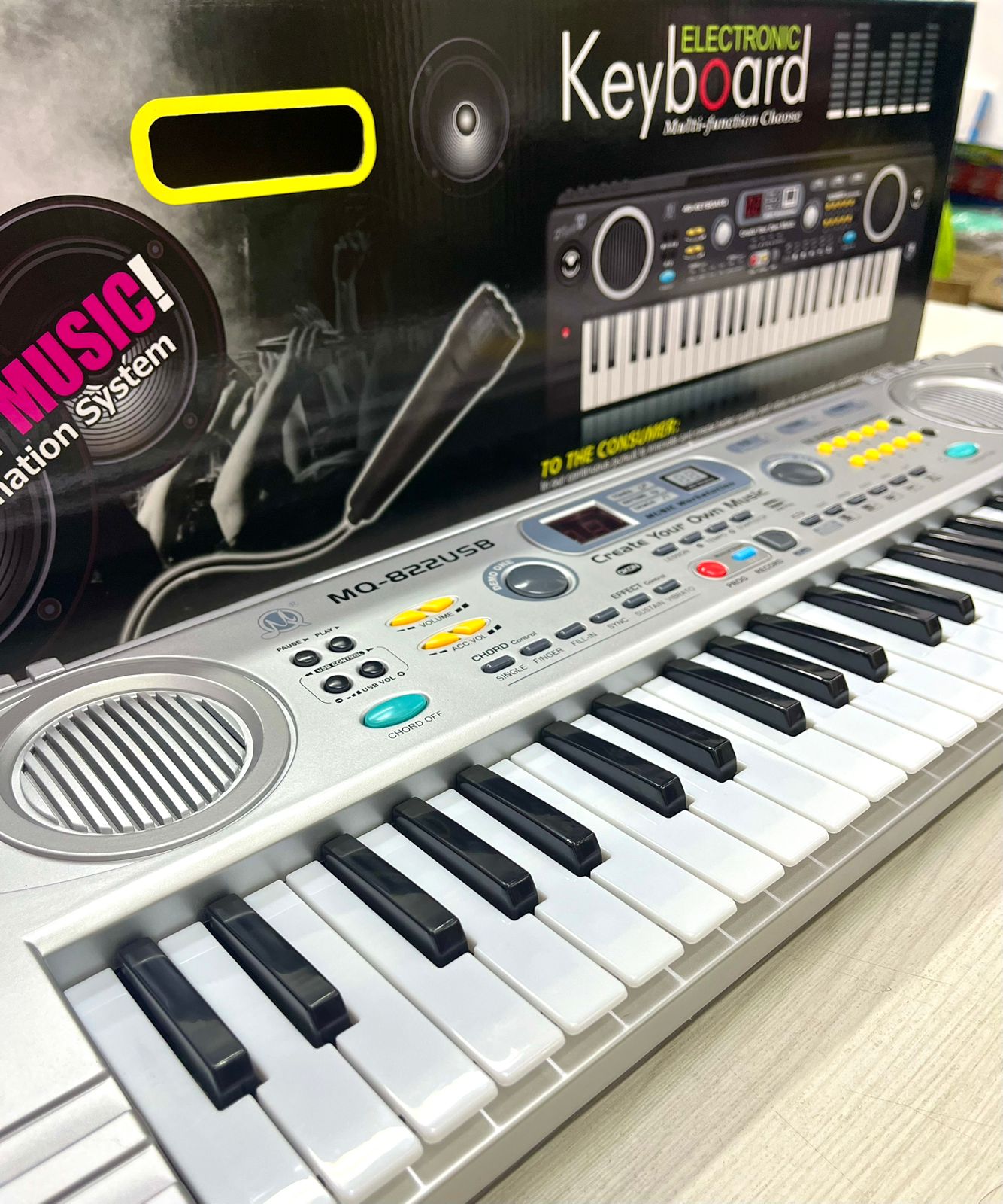 Piano USB Keyboard Electric MQ-822USB 