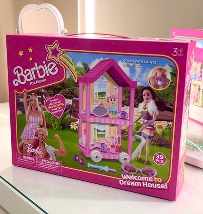 Mini Barbie House + Free Shipping 