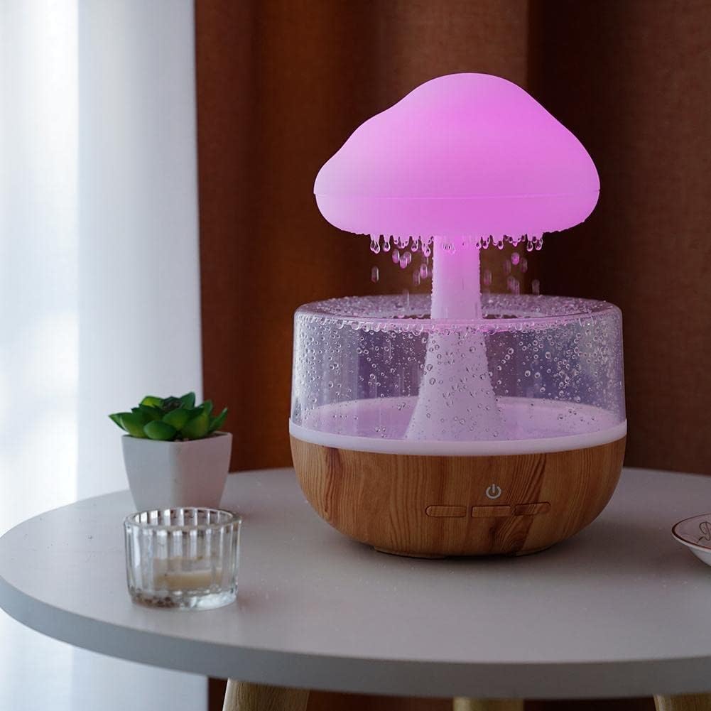 Multicolor Rain Cloud Humidifier + Free Shipping