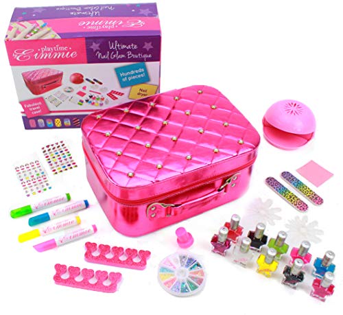 Cartuchera Set De Manicura De Barbie Para Niñas  + Envio Gratis