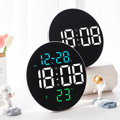 Round LED Wall Clock + Free Shipping 