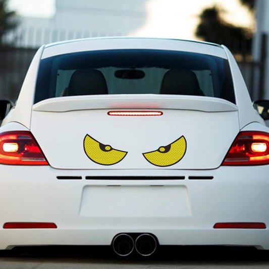 Reflective Eyes Car Stickers + Free Shipping 