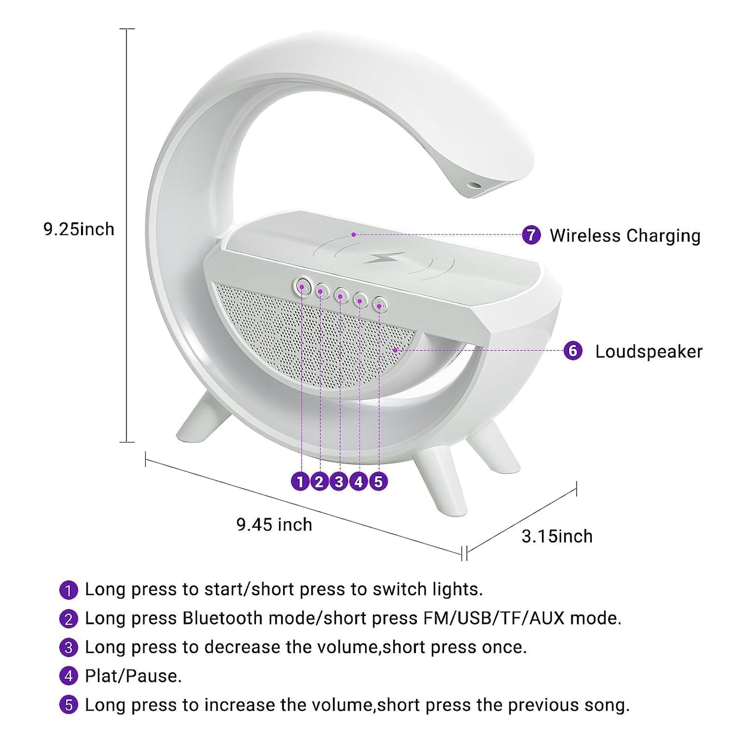 Bluetooth Ambient Lamp in G + Free Shipping 