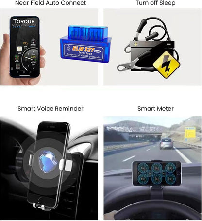 Elm327 OBD2 Bluetooth Automotive Scanner + Free Shipping 