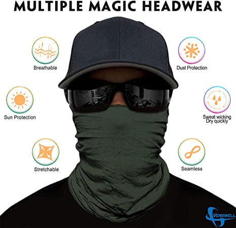 Thin and breathable neck gaiter x 2 units + free shipping