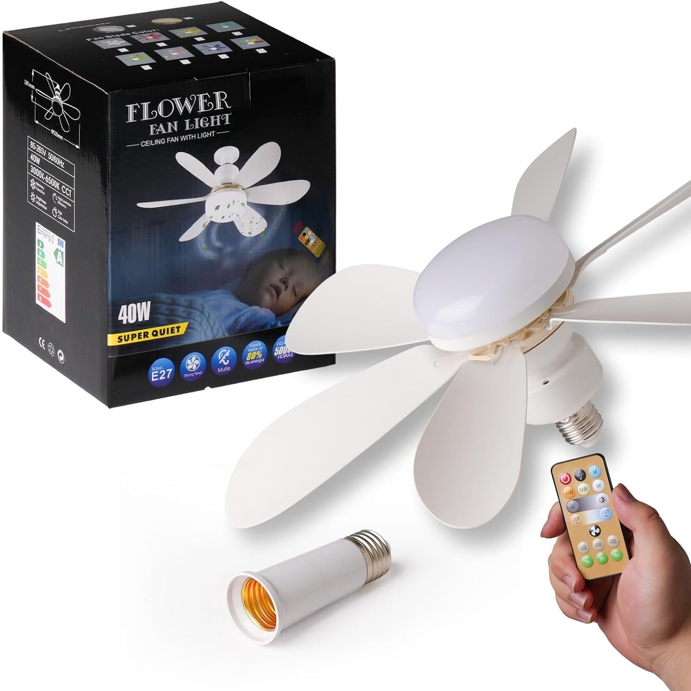 6-Blade Fan Lamp + Free Shipping