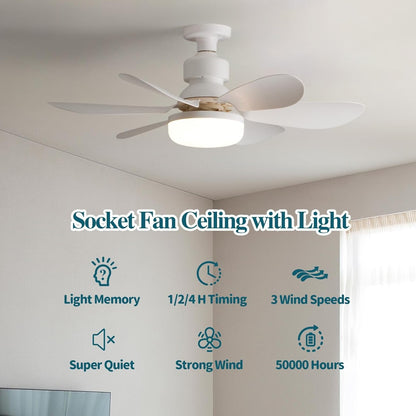 6-Blade Fan Lamp + Free Shipping