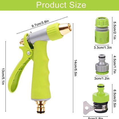 Garden Spray Gun with 4 Connectors + Free Shipping 