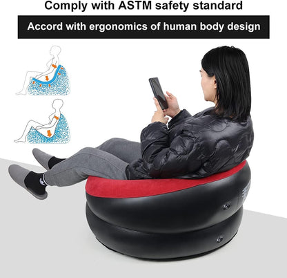 Portable Inflatable Bean Bag Chair + Free Shipping 