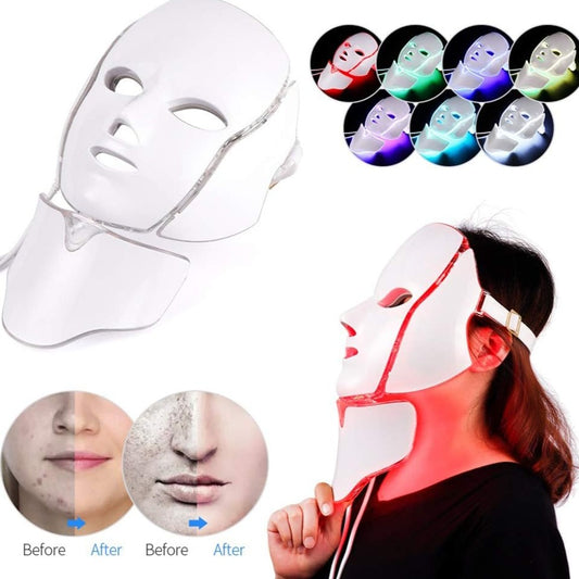 LED Facial Mask + Neck Phototherapy Rejuvenation + Free Shipping