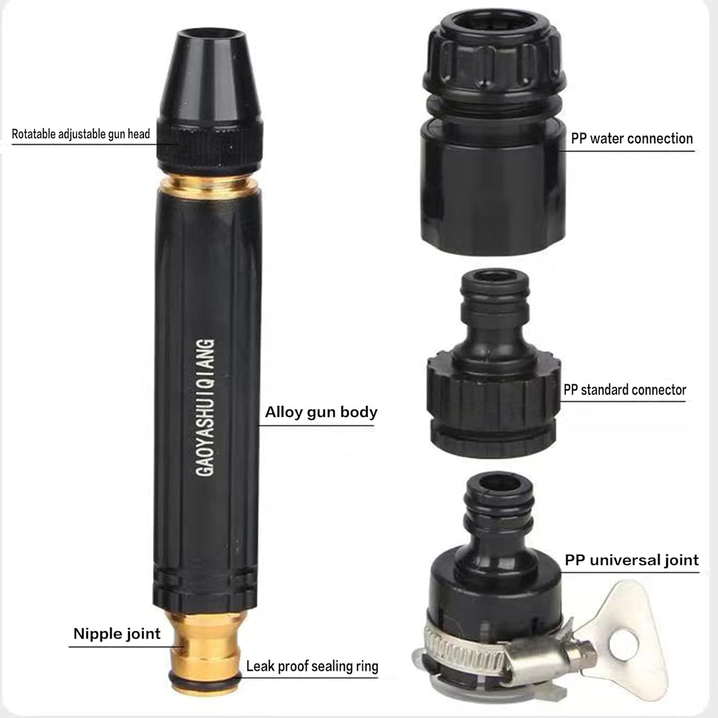 High Pressure Saving Hose Nozzle + Free Shipping 