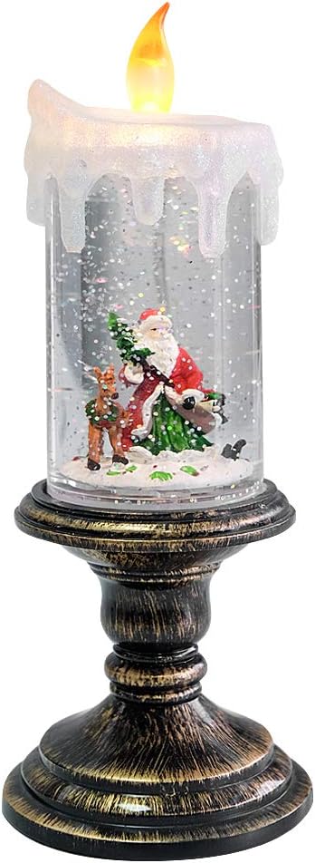 Christmas Snow Globe Candle + Free Shipping 