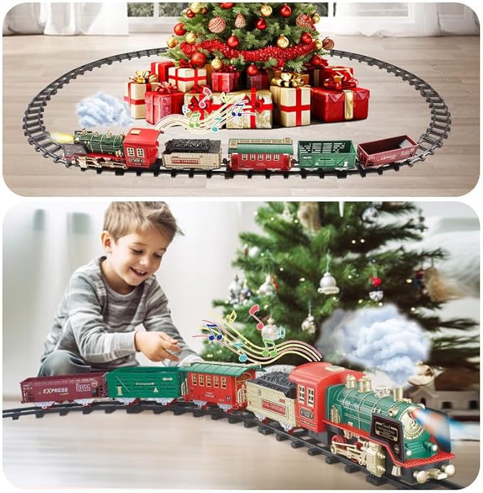 Electric Train Track With Smoke 22 Pieces + Free Shipping 