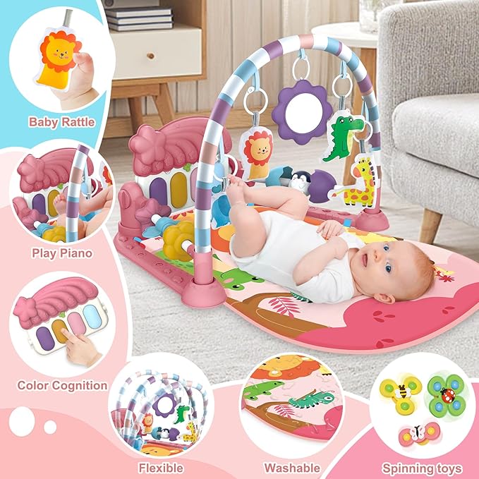 Baby Gym with Piano Musical Table and Sound + Free Shipping 