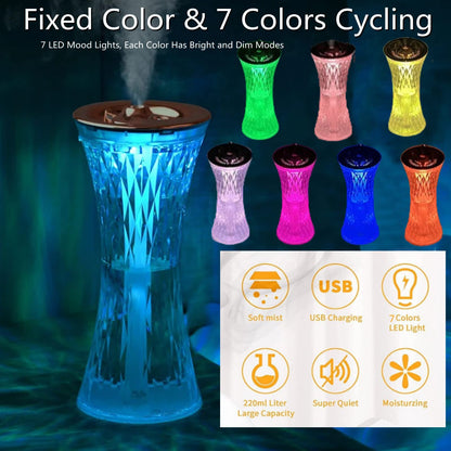 Xiomanyao Air Humidifier Lamp 7 Colors Touch + Free Shipping 