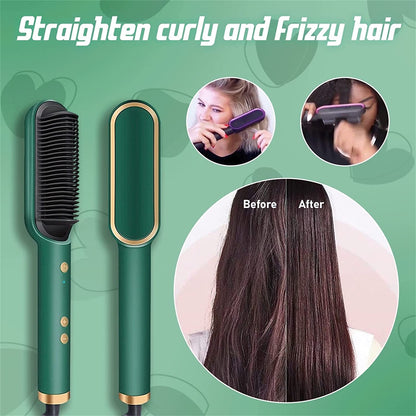 2 in 1 Ceramic Hair Brush + Free Shipping