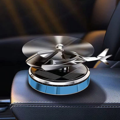 Helicopter Solar Powered Car Air Freshener + Free Shipping 