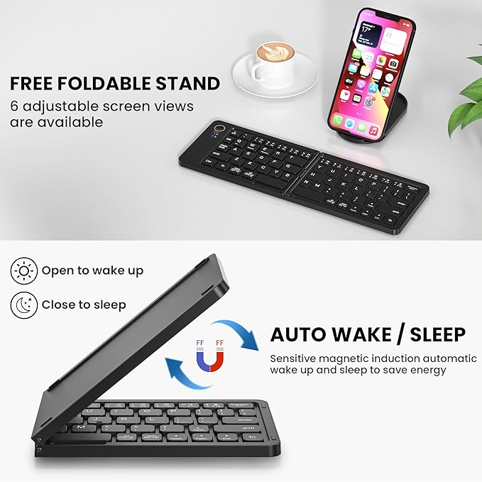 Bluetooth Wireless Folding Keyboard 