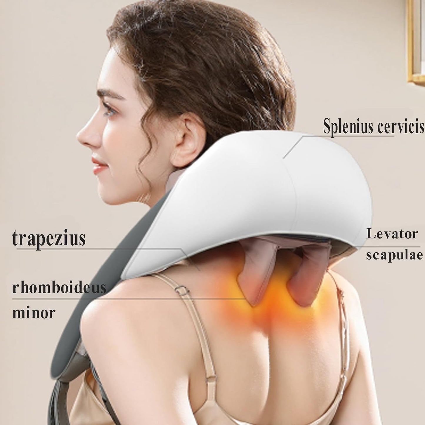 Neck and Shoulder Massager with Heat + Free Shipping 