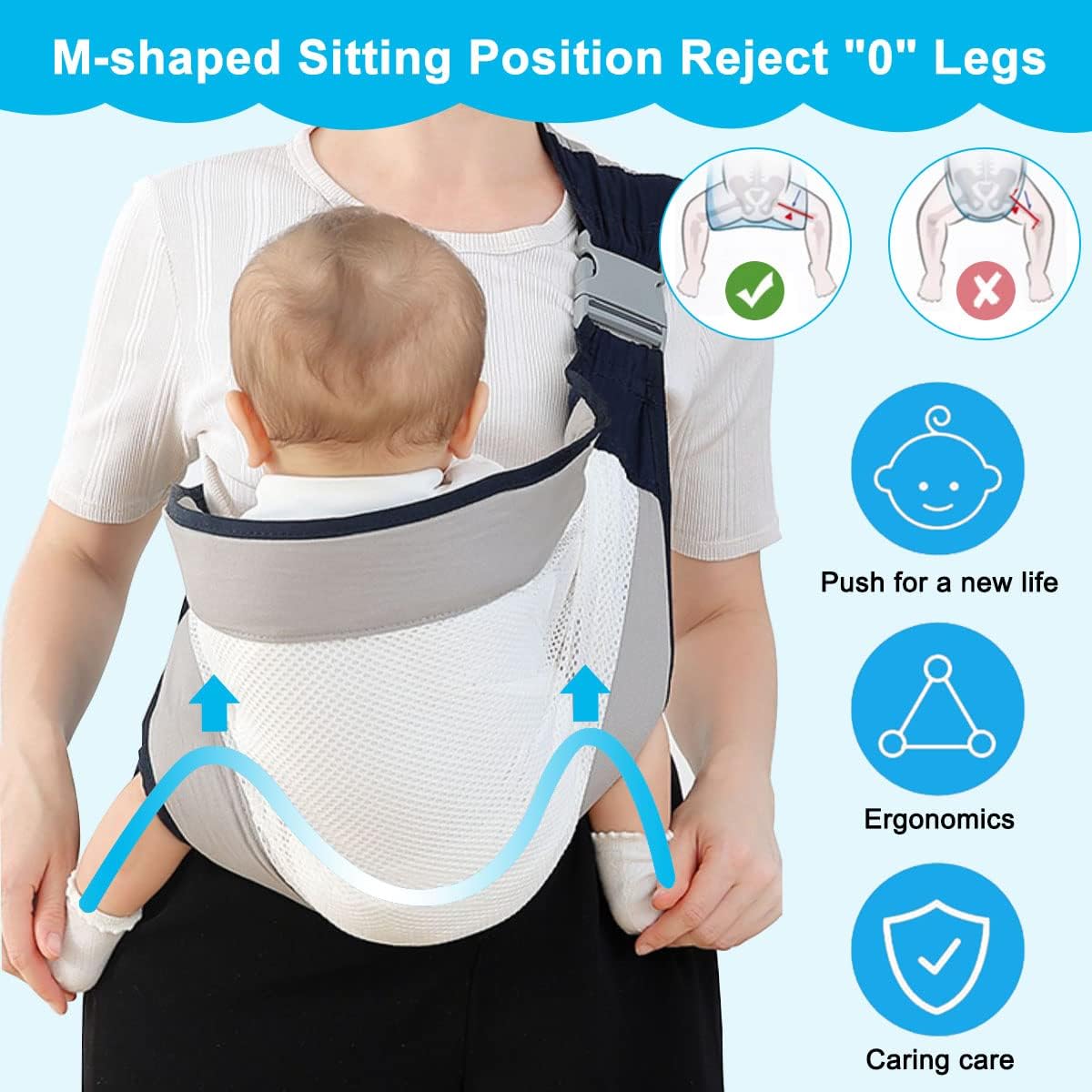 Ergonomic Baby Carrier + Free Shipping 