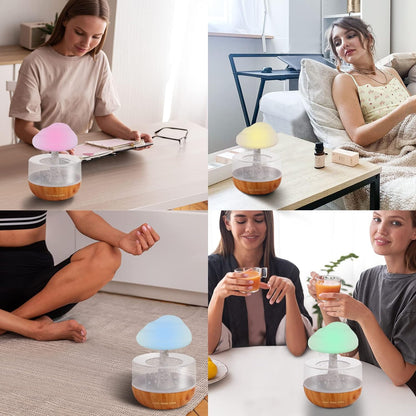 Multicolor Rain Cloud Humidifier + Free Shipping