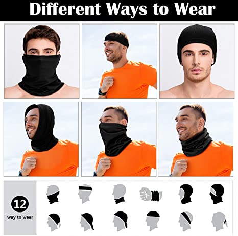 Thin and breathable neck gaiter x 2 units + free shipping