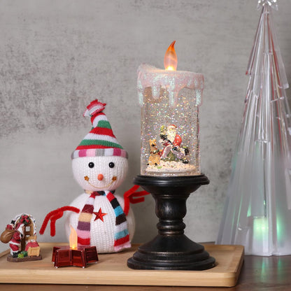 Christmas Snow Globe Candle + Free Shipping 