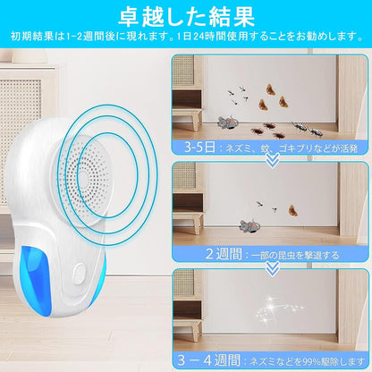 Ultrasonic Insect Repeller with LED Light + Free Shipping 