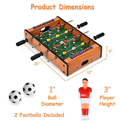 Mini Wooden Football Table + Free Shipping 