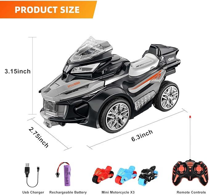 Remote Control Motorcycle + Free Shipping 