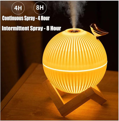 Sphere Humidifier Lamp with Wooden Base + Free Shipping