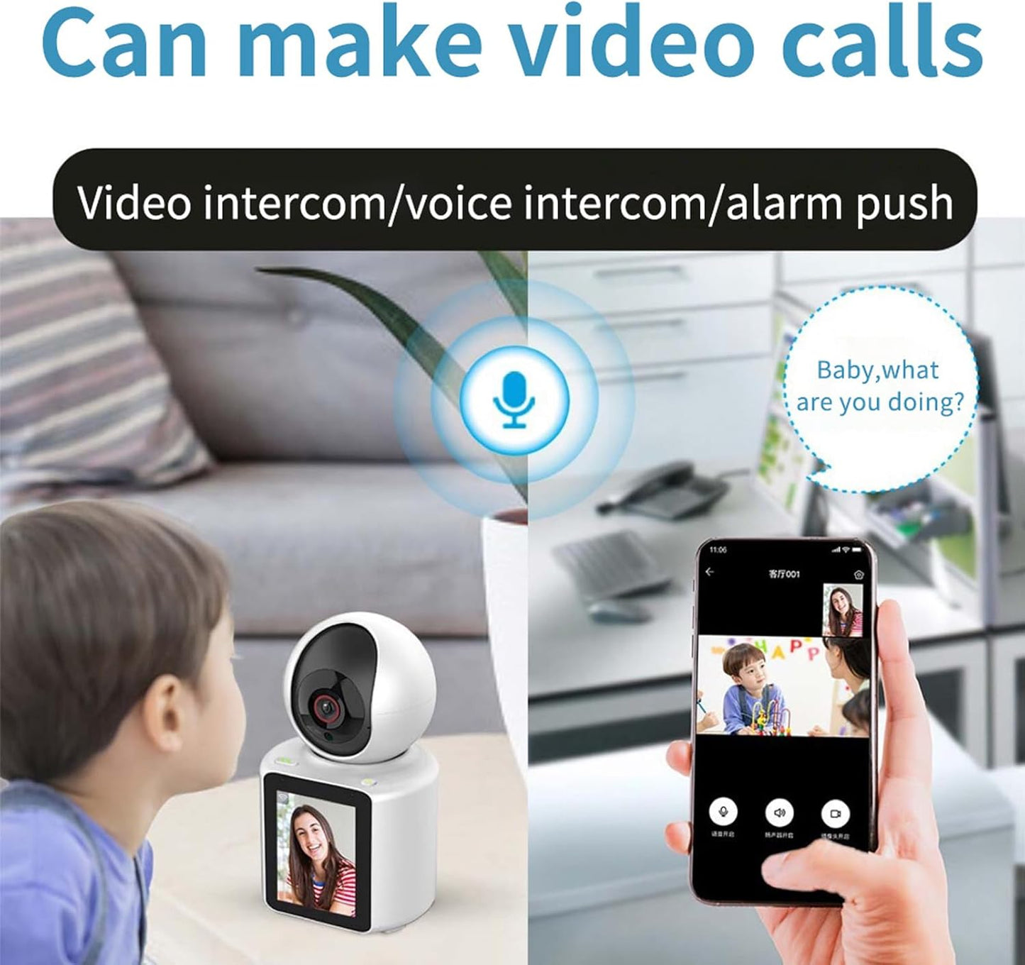 Security Camera With Video Calls 