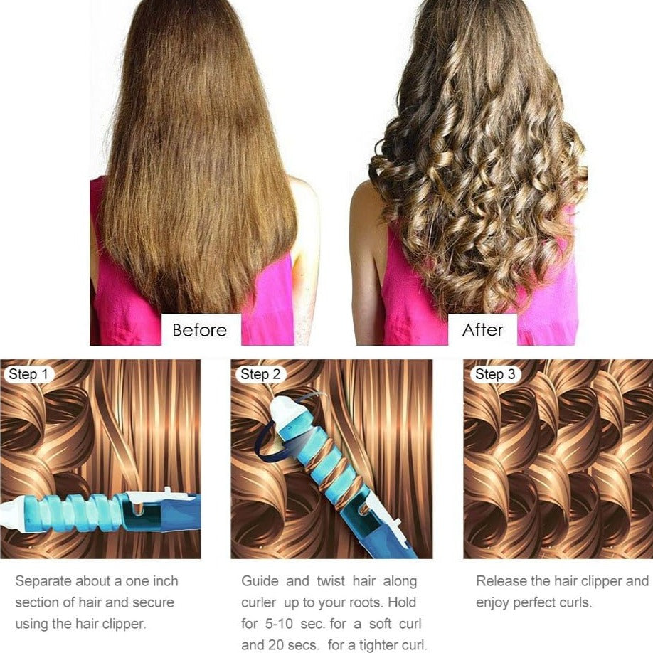 Spiral Hair Curler + Free Shipping 