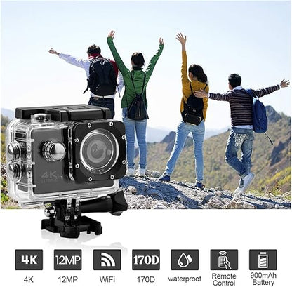 Camara Go Pro 4K Ultra HD Con Wifi