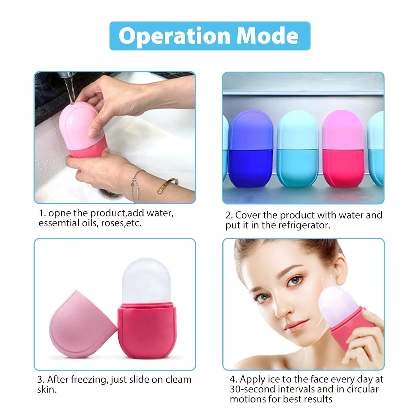 Ice Mold For Facial Massage + Free Shipping