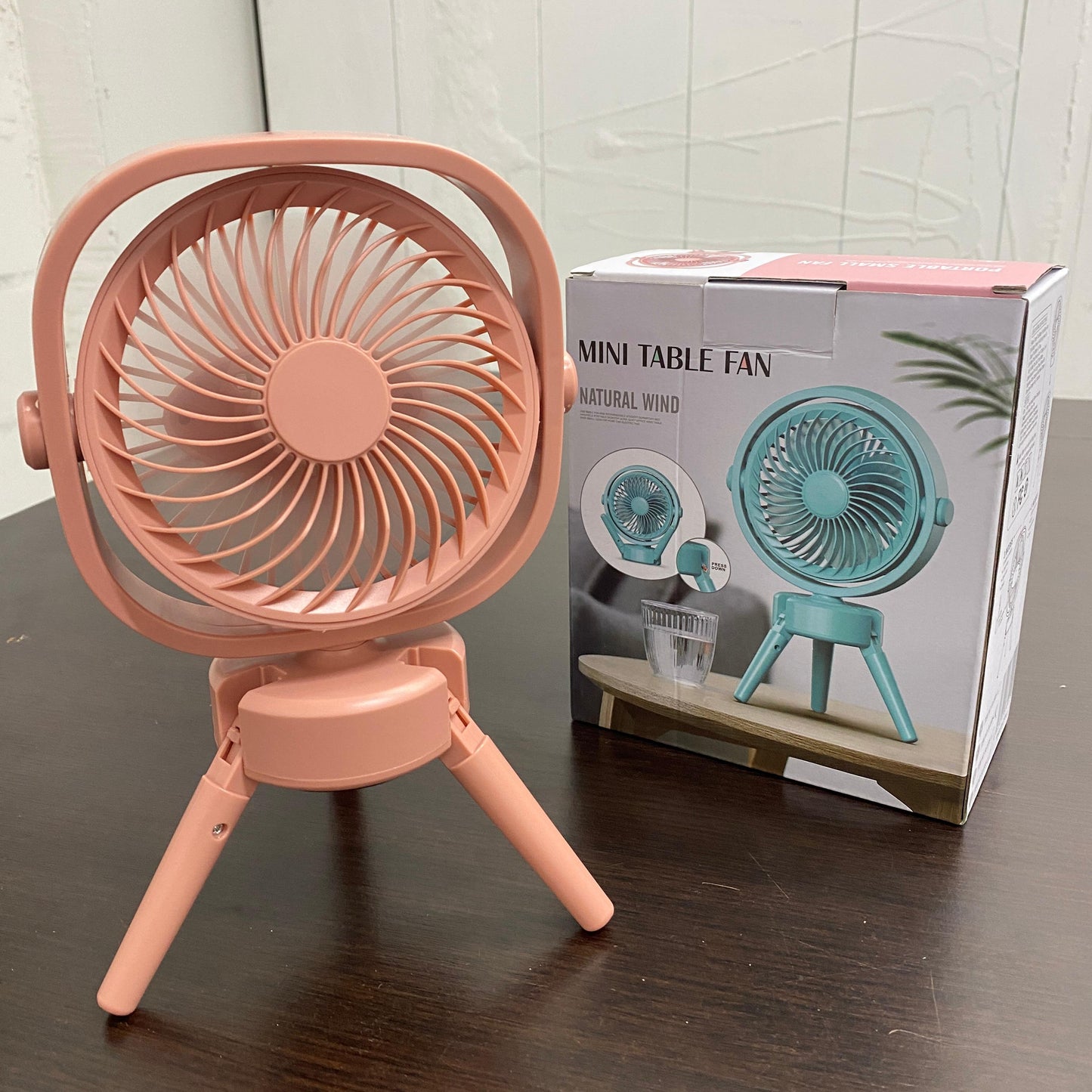 Mini Rechargeable Desktop Fan + Free Shipping 