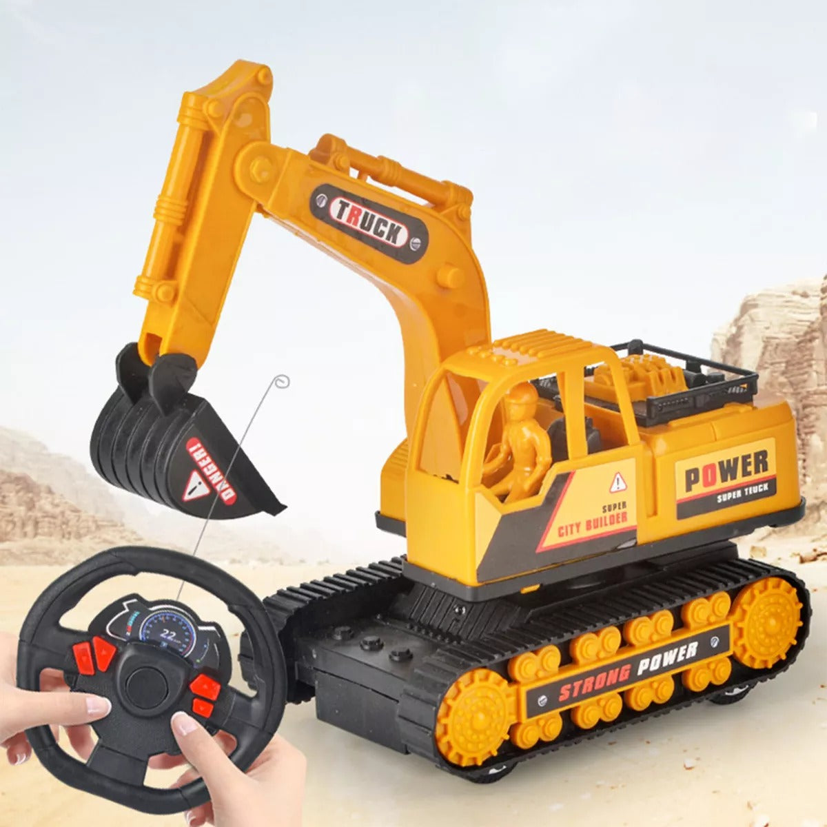 Excavadora Truck A Control Remoto + Envio Gratis