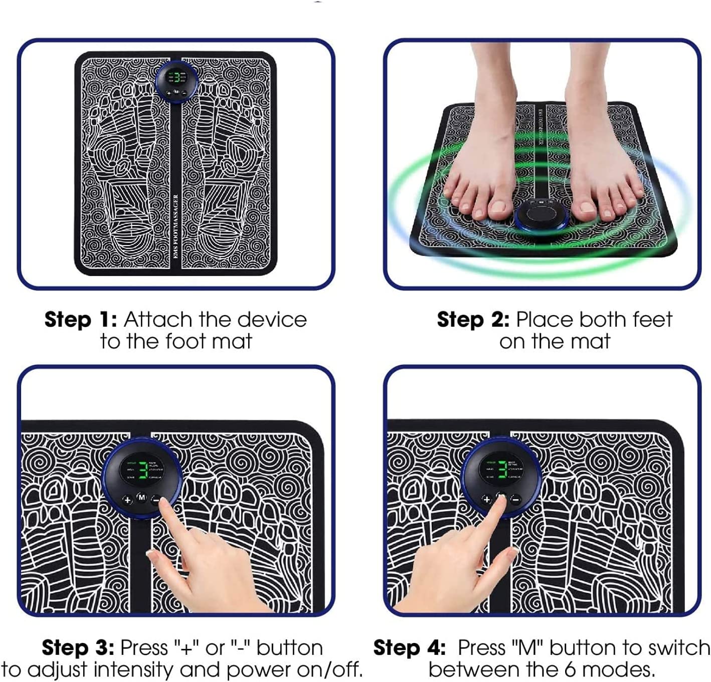 Portable Electric Foot Massager + Free Shipping