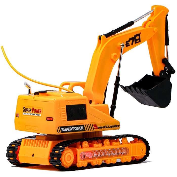 Excavadora R/C Con Linterna + Envio Gratis